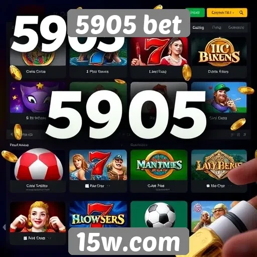 Modalidades de jogos oferecidas pela 5905 bet