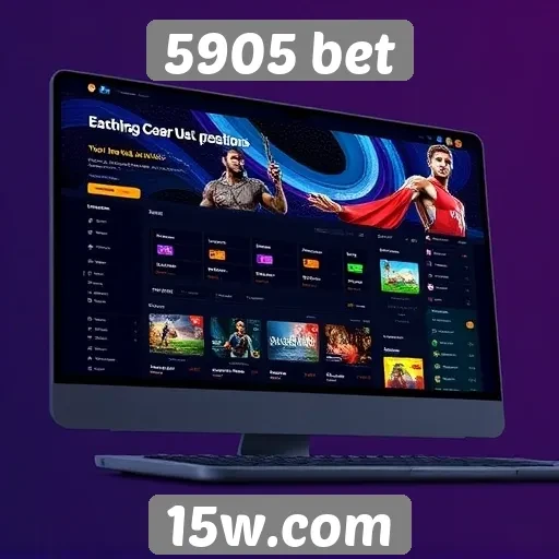 Trunfos do design da interface da 5905 bet